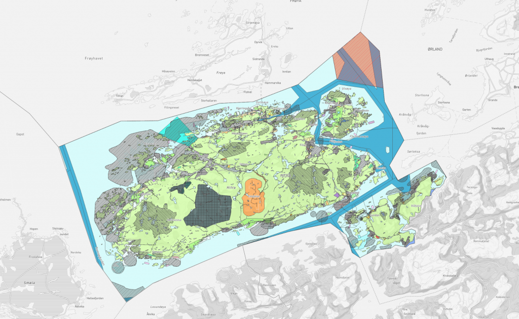 Kommuneplanens arealdel - plankart