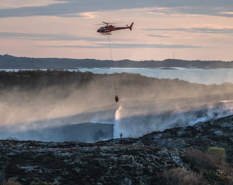 Takk for stor innsats under terrengbrannen på Ulvøya